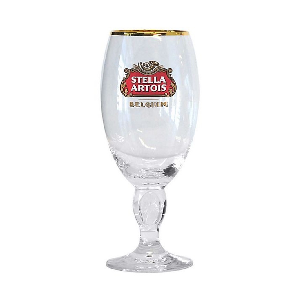 Stella Artois beer chalice purchased in Belgium
